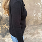 Elegantes Stricktop mit Reverskragen für Damen