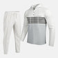 📢📢49% Rabatt!! ⏰ Herren-Trainingsanzug mit Kapuze und Farbblock-Design 👖