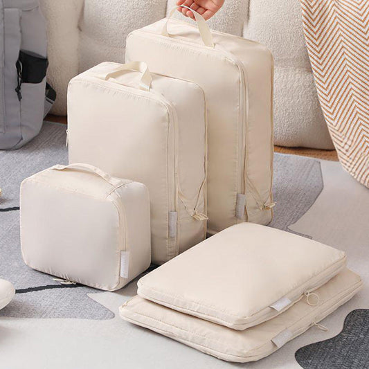 🧳 6-teiliges Reise-Kompressionswürfel-Set – Erweiterbares Volumen, knitterfrei und bietet 40 % mehr Platz! 🧳