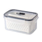 🥗 49% Rabatt! 🧊 5er-Set Kühlschrank-Aufbewahrungsboxen – stapelbare Obstboxen mit abnehmbarem Sieb, BPA-frei, ideal für Picknicks und Camping 🥦