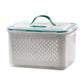 🥗 49% Rabatt! 🧊 5er-Set Kühlschrank-Aufbewahrungsboxen – stapelbare Obstboxen mit abnehmbarem Sieb, BPA-frei, ideal für Picknicks und Camping 🥦