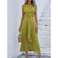 🔥🎁 Neuheit 2026 ✨👗 Elegantes Kleid mit Rundhalsausschnitt 💛