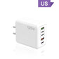 120W Schnell-Ladegerät mit 5 Anschlüssen⚡