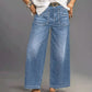 📢📢49% Rabatt!! ⏰Damen Casual High-Rise Weitbeinjeans