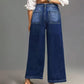 📢📢49% Rabatt!! ⏰Damen Casual High-Rise Weitbeinjeans