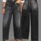 📢📢49% Rabatt!! ⏰Damen Casual High-Rise Weitbeinjeans