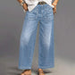 📢📢49% Rabatt!! ⏰Damen Casual High-Rise Weitbeinjeans