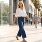 📢📢49% Rabatt!! ⏰Damen Casual High-Rise Weitbeinjeans