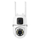 🔍🔍360° Schwenk-Neige 4K Dual-Linsen Sicherheitskamera – Outdoor WLAN Überwachungskamera