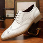Klassische Herren Budapester Schuhe mit Flügelkappen