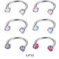 ✨ Runder Hantel-Septumring mit Zirkonia-Steinen – Dezent & strahlend!