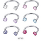 ✨ Runder Hantel-Septumring mit Zirkonia-Steinen – Dezent & strahlend!