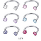 ✨ Runder Hantel-Septumring mit Zirkonia-Steinen – Dezent & strahlend!