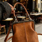 🔥Begrenztes Zeitangebot: 49% Rabatt⏰👜Damen Kiss Lock Crossbody Bag mit Top Handle🎁