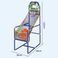 ⏰Jetzt 50 % Rabatt!⛹️Schneller Versand 🚚💨Basketball-Arcade-Spiel für Kinder (Indoor) mit 4 Bällen🏀