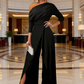👗 49% RABATT! ✨ Eleganter Einteiliger Overall mit Einer Schulter – Fließende Weite Beine, Wickelrock-Detail & Atmungsaktiver Stoff 💃