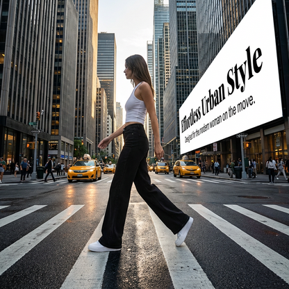 🌞Frühlingserwachen: 49% Rabatt!✨ Elegante High-Waist Wide-Leg Jeans für Damen | Figurschmeichelnd, Atmungsaktiv & Ultra Bequem