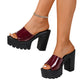 💥Letzter Tag mit Preisnachlass！✨Sandalen mit hohen Absätzen und offener Zehenpartie – Modische Blockabsätze, höhenverstärkend und bequem 🌸