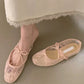 ✨🎀Elegante Ballerinas aus Mesh mit Schleife