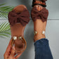 😍Zeitlich begrenzter Rabatt 49% 💥Stilvolle Riemchen-Sandalen mit Perlen-Detail