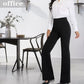 🔥49% RABATT! & HEISSER VERKAUF 2026🔥 Damen-Stretch-Bootcut-Anzughose mit hohem Bund