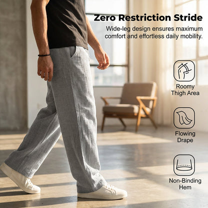 🔥Letzte Woche zum Tiefstpreis!🌞 Frühling/Sommer Essential: Leichte Baumwoll-Leinen-Hose für Herren – Atmungsaktiv, bequem & stilvoll 👖✨