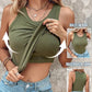 💥49% Rabatt 🎀Geripptes Tanktop mit integriertem BH für Frauen🌸ideal für Alltag, Freizeit und Sommer🌊