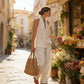 👚49% RABATT! 🔥 Zweiteiliges Damen-Set mit Neckholder-Ausschnitt – Fließender Stoff, Leichte Passform & Perfekt Für Einen Eleganter Sommerlook 💃