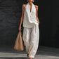 👚49% RABATT! 🔥 Zweiteiliges Damen-Set mit Neckholder-Ausschnitt – Fließender Stoff, Leichte Passform & Perfekt Für Einen Eleganter Sommerlook 💃