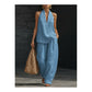 👚49% RABATT! 🔥 Zweiteiliges Damen-Set mit Neckholder-Ausschnitt – Fließender Stoff, Leichte Passform & Perfekt Für Einen Eleganter Sommerlook 💃