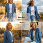 🌸⏳ 3 TAGE: 49% RABATT! Klassische Damen-Jeansjacke – V-Ausschnitt, Knopfleiste & Lockerer Casual-Schnitt ✨🧥