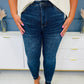 [🎁Geschenk für Frauen] Blaue Skinny-Jeans mit Bauchweg-Effekt