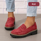⏳Begrenzte Zeit 50% Rabatt💥Bequeme Damen-Slip-On-Loafers mit Blockabsatz
