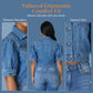 🧥 Jetzt 49 % reduziert! ✨ Kurze Jeansjacke mit Puffärmeln für Damen
