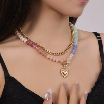 🌈 49% RABATT! 📿 Boho-Regenbogenkette mit Perlen & Kette – Buntes Design, Leichtgewicht & Perfekt Für Einen Fröhlichen, Kreativen Look ✨