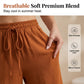 Lässige Damenhose mit hohem Bund und weitem Bein