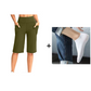 ⏰Letzter Tag im Angebot: 49% Rabatt! 🔥👖 Damen-Yoga-Shorts mit hohem Bund und Taschen