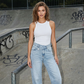 🌿 Zeitlich begrenzter 49%-Rabatt Geschenk 💕👖 Women's Asymmetrical Waist Straight-Leg Jeans