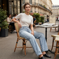 🌿 Zeitlich begrenzter 49%-Rabatt Geschenk 💕👖 Women's Asymmetrical Waist Straight-Leg Jeans