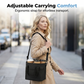 😍Zeitlich begrenzter Rabatt 49% 💥 4-Cup Drink Carrier Tote with Shoulder Strap | Hands-Free Coffee Cup Holder