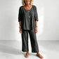 👕👖 2026 HEISSER VERKAUF – 50% RABATT! Figurbetontes Sommer-Chic-Set aus atmungsaktivem Stoff – Über 50K+ verkauft! 🥳