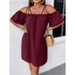 🔥HEISSER VERKAUF 49% RABATT!👗 Elegantes, einfarbiges Minikleid für Damen