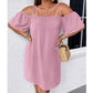 🔥HEISSER VERKAUF 49% RABATT!👗 Elegantes, einfarbiges Minikleid für Damen