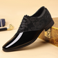 🌞Fris De Lente In Met 49% Korting!🤵Luxe Heren Contrast Dress Shoes - Hoogglans & Premium Textuur - Perfect voor Bruiloft & Gala - Ergonomisch Comfort - De Ultieme Statement-Schoen