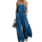 📢📢49% RABATT!! ⏰Damen-Crop-Top & Weite Hose, 2-teiliges Set