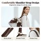 Elegante Schultertasche mit Polka-Dots und Schleife aus Spitze für Damen