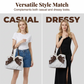 Elegante Schultertasche mit Polka-Dots und Schleife aus Spitze für Damen