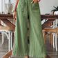 👖 50% RABATT! 🌸 Damen Casual Einfarbige Weite Hose – Leicht, luftig & perfekt für Alltag, Homeoffice oder heiße Sommertage – bequem und vielseitig kombinierbar ☀️