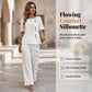 🔥🔥50% Rabatt auf Neuheiten – Zweiteiliges Set: Lässiges Damen-Top & weite Hose