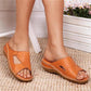 2026 Damen Casual Sommer Alltag Bequeme Slip-On-Sandalen – Kaufen Sie 2 versandkostenfrei